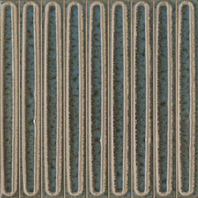 Декор Kerama Marazzi Далия KMD2SOB002BN чипсет бирюзовый тёмный глянцевый 20x20