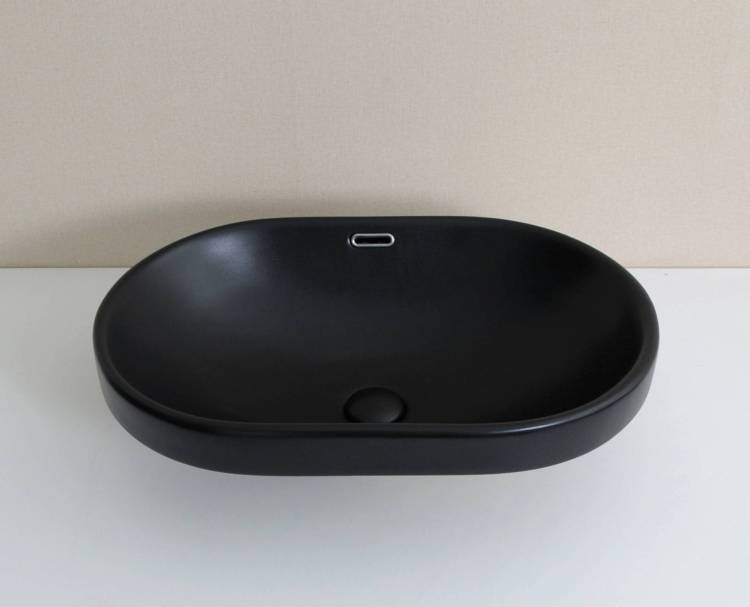 Раковина Gid Integrado Bm1004 72202 черная матовая, 61x40x19