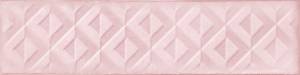 Керамическая плитка Cifre Ceramica Drop Relieve Pink Brillo 7.5x30
