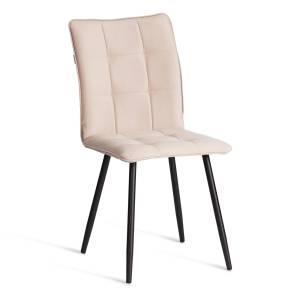 Стул Tetchair Bari LT 25240 бежевый, черный, велюр