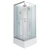 Душевая кабина Niagara Classic NG-1108-14BKT (900x900x2100-2400) со средним поддоном (26см), с полкой
