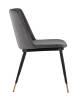 Набор из 2 стульев Stool Group Мелисса FDC8028 DARK GREY FUT-81 X2 темно-серый фото 4