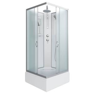 Душевая кабина Niagara Classic NG-1108-14BKT (900x900x2100-2400) со средним поддоном (26см), с полкой