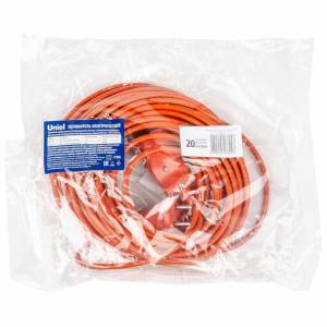 Удлинитель Uniel YX10-101 /UCK-1N/2x1,00/20M/O Orange
