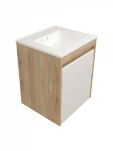 Фасад для тумбы Watersense Paula W01757 белый, 50 см