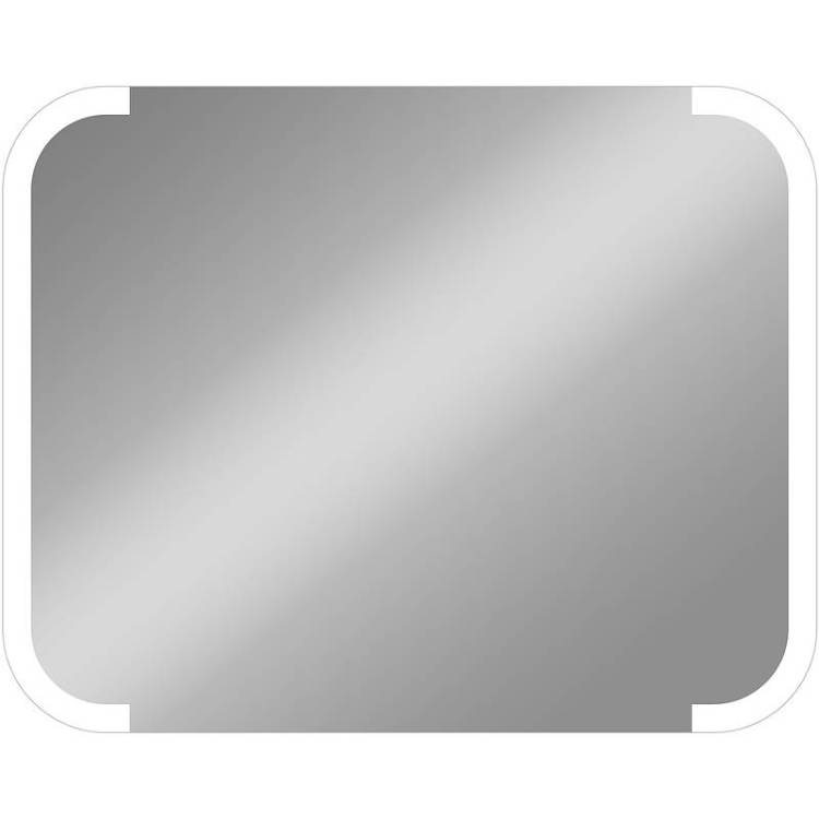Зеркало Continent Форте Люкс ЗЛП160 LED подсветка 535x680 Белый