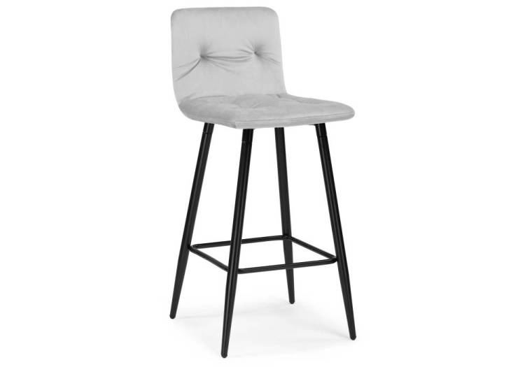 Стул барный Woodville Stich 15053 черный, серый