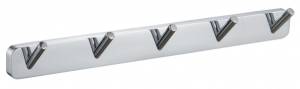 Вешалка Wonzon & Woghand WW-6655 с 5 крючками, хром