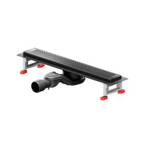 Душевой лоток Am.Pm MasterFlow W01SC-P11-050-01BM универсальный затвор Cut Gradient 50 см, черный матовый