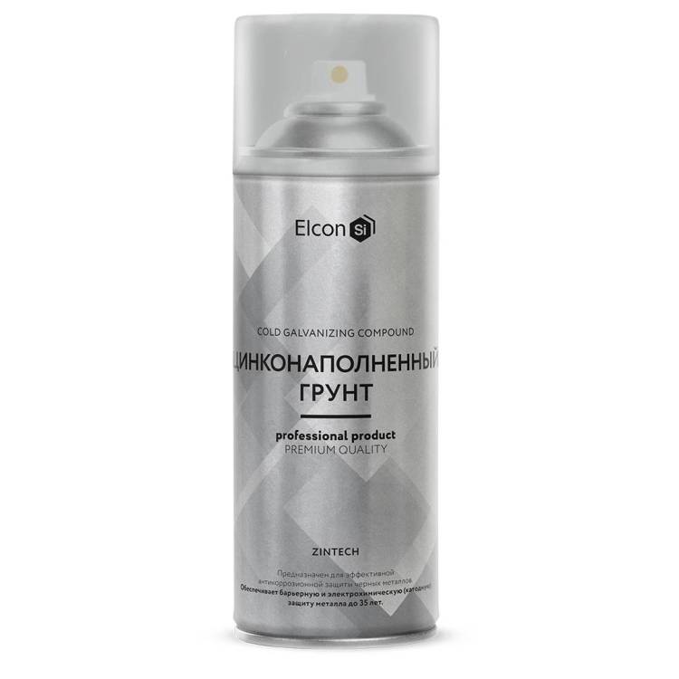 Грунт цинконаполненный Elcon Zintech серый 520 мл
