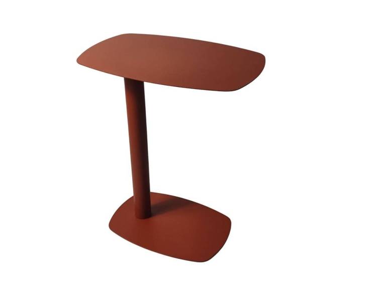 Стол журнальный Stool Group Eanna S MT-190S DB-008 красный, металл 42x28x51
