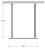 Душевая перегородка Cezares Liberta LIBERTA-L-2-100-120-BR-Cr хром фото 4