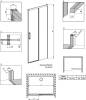 Душевая дверь в нишу Radaway Idea Black DWJ 100 R фото 7