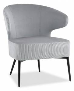 Стул Stool Group Royal Stripes vd-royal-v994-vl12 велюр серый