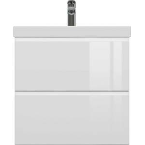 Тумба с раковиной Cersanit Moduo slim 60 белая