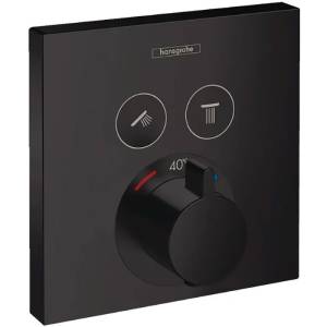 Смеситель для ванны Hansgrohe ShowerSelect 15763670 черный
