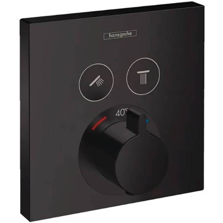 Смеситель для ванны Hansgrohe ShowerSelect 15763670 черный