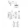 Душевая система Cezares Leaf LEAF-DSIP-T-25-SS хром фото 4