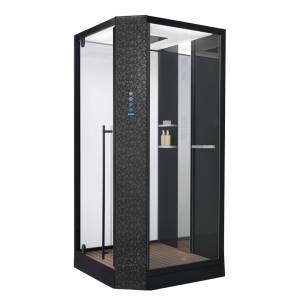 Душевая кабина Orans 89101LBLH черный, 100x100x220