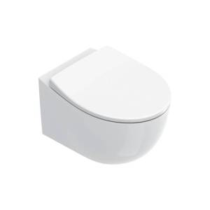 Унитаз подвесной Catalano Italy 0751100001 + 0711520001 + 9056060000 безободковый, с крышкой-сиденьем микролифт