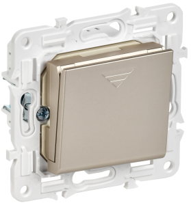 Выключатель карточный IEK Skandy SK-V11-0-10-K37 шампань