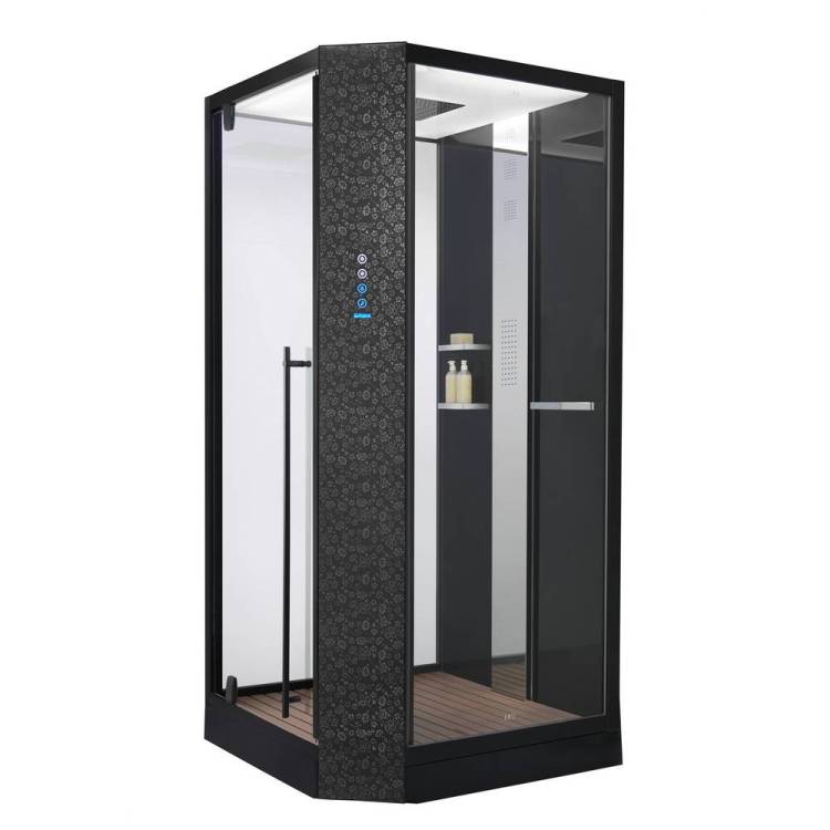 Душевая кабина Orans 89101LBLH черный, 100x100x220