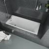 Чугунная ванна Delice Biove DLR220509R 170x75, с ручками, с ножками фото 4