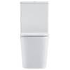 Унитаз компакт Black&White W-7703 7703W Безободковый Белый фото 8