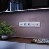 ТВ-розетка проходная Werkel W1184006 серебряный фото 2