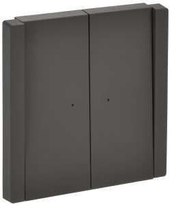 Выключатель 2-клавишный проходной IEK Forte&Piano FP-V22-1-10-1-K03 серый