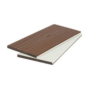 Универсальная доска Polivan Group Nusadua 3D Wood Premium Sand Mix + White ДПК двухсторонняя 2900x140x11