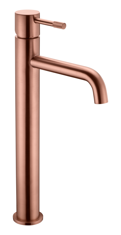 Смеситель для раковины Boheme Uno 462-CB высокий, Copper Brushed