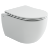 Унитаз подвесной Ceramica Nova Play (Игра) CN3001T безободковый, сиденье микролифт