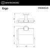 Держатель туалетной бумаги WHITECROSS Ergo ER2262GLB золото брашированное фото 2