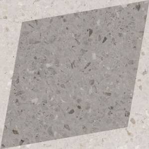 Декор Wow Drops 108805 Natural Rhombus Decor Grey 18.5x18.5