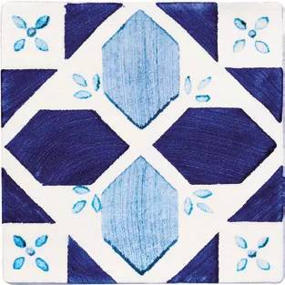 Декор Cevica Provenza Dec.Castellon Azul Blanco 13х13