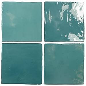 Керамическая плитка Dna Tiles Flash Bars 124419 Turques Glossy 13x13