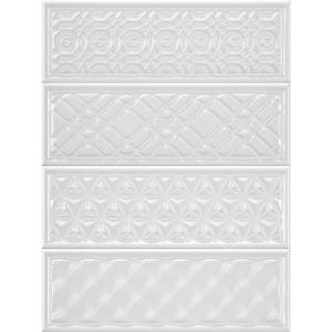 Декор Heralgi Garden Dec Geometry Blanco 10x30