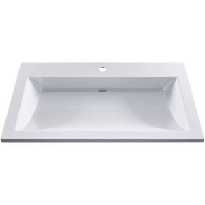 Раковина Uperwood Infinity RInfinity80wg 80 см, белая глянцевая