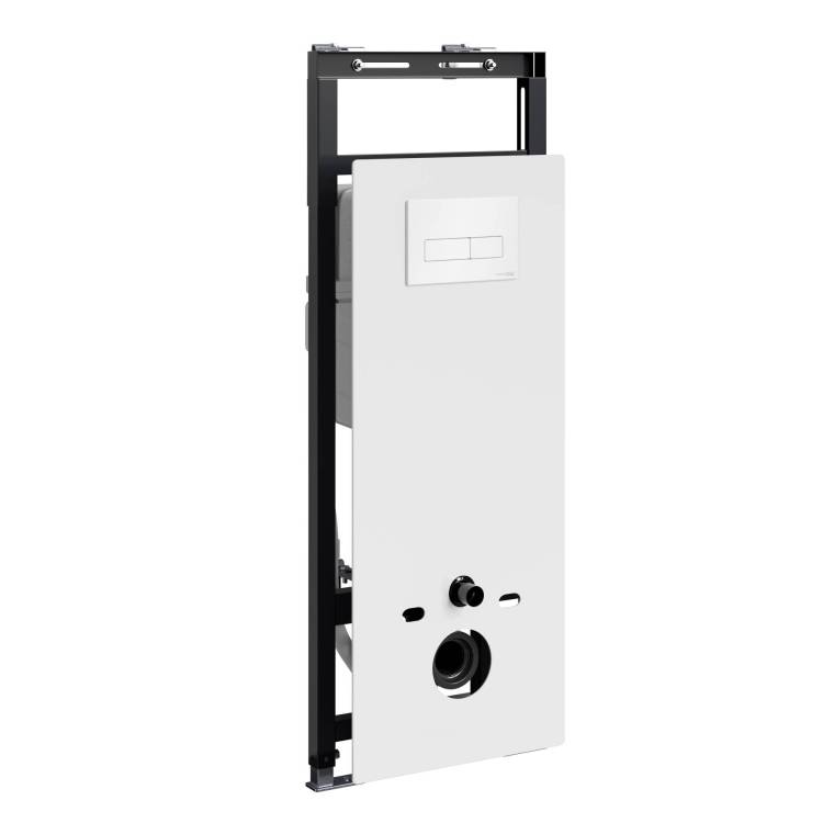 Система инсталляции для унитазов Wasserkraft Salm 27TLT.010.ME.WH.WH03 клавиша белый
