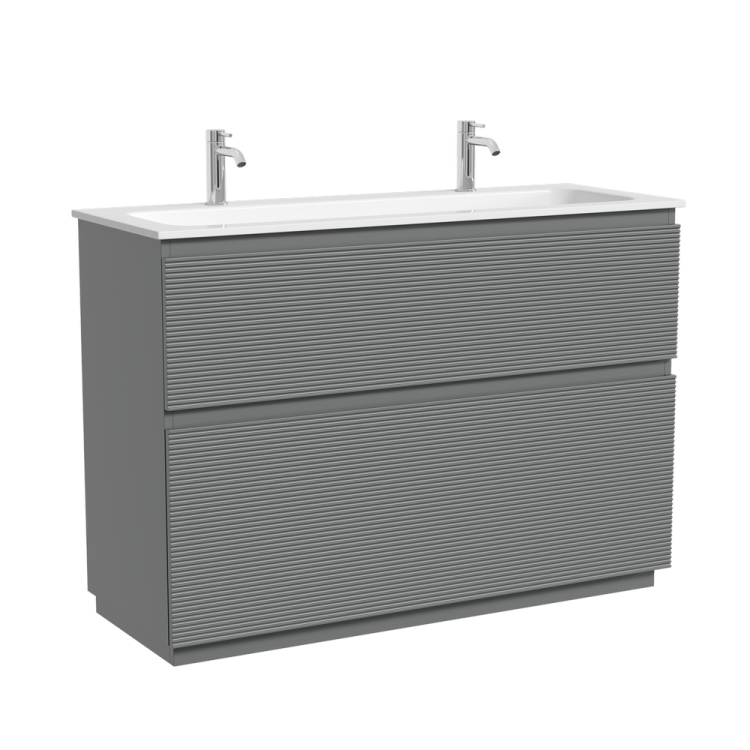 Тумба под раковину Sancos Folk Floor FL120FES напольная, 119x44.5x85, Ergraut soft