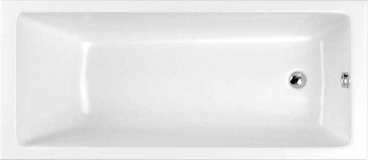Акриловая ванна WHITECROSS Wave 160x70 см, с каркасом в комлпекте