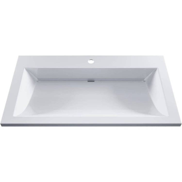 Раковина Uperwood Infinity RInfinity80wg 80 см, белая глянцевая