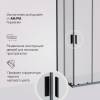 Душевой уголок Am.Pm Gem W90G-403-8080-BT профиль черный матовый, стекло прозрачное, 80x80 фото 6