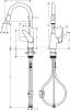 Смеситель для кухни Hansgrohe Focus M42 71800000 хром фото 8