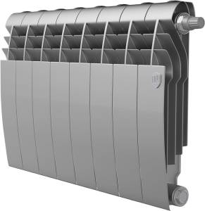 Радиатор биметаллический Royal Thermo Biliner VD 350 silver satin VDR, 10 секций