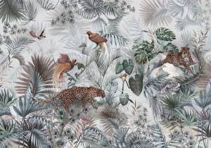 3D Фотообои Artegrafico «Крадущийся леопард» FN-009 песок