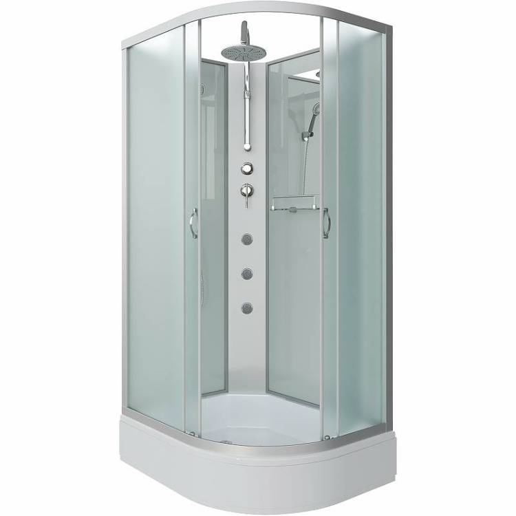 Душевая кабина Niagara Classic 330844LBKTG 100x80x240 с гидромассажем