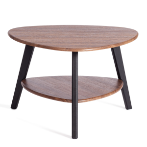 Стол журнальный Tetchair Fabio 21379 орех кантри/чёрный 78x50x77