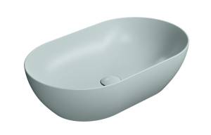 Раковина GSI Pura 883415 голубой матовый, 60x37